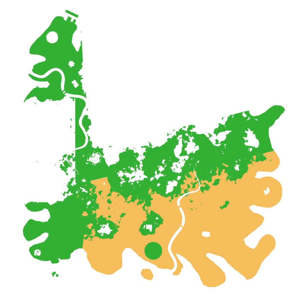 Biome Rust Map: Procedural Map, Size: 4500, Seed: 6394170