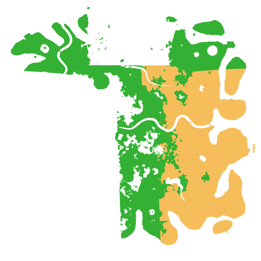 Biome Rust Map: Procedural Map, Size: 4500, Seed: 3215008