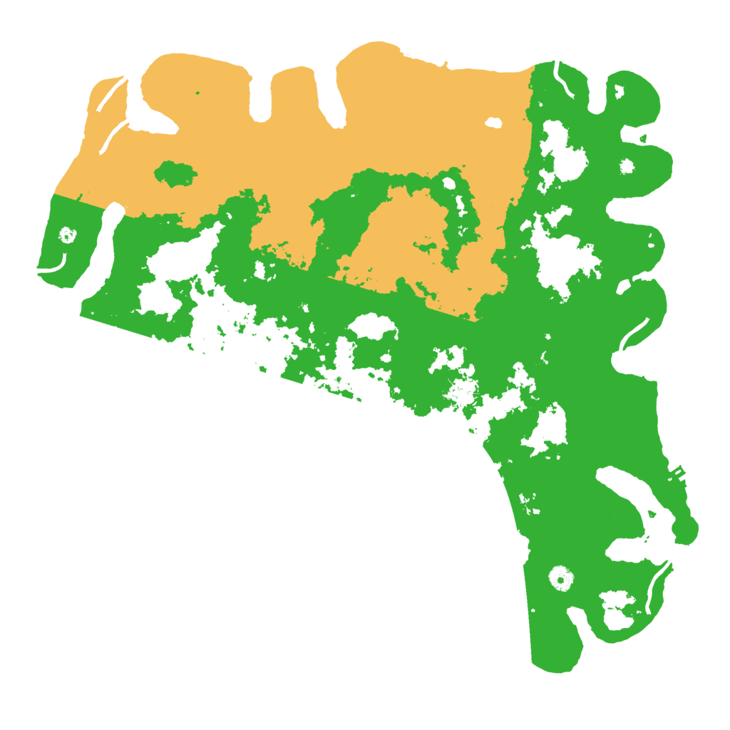 Biome Rust Map: Procedural Map, Size: 4500, Seed: 1023547