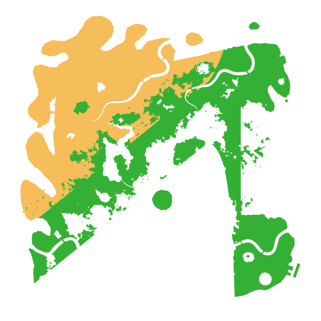 Biome Rust Map: Procedural Map, Size: 4500, Seed: 6108779