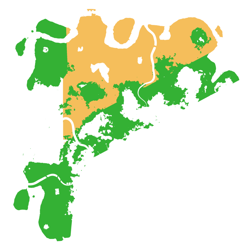 Biome Rust Map: Procedural Map, Size: 4500, Seed: 5796624