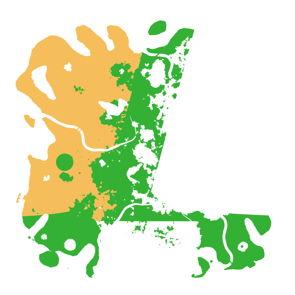 Biome Rust Map: Procedural Map, Size: 4500, Seed: 1363419