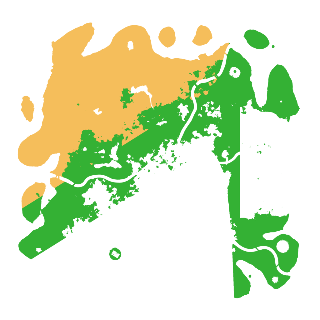 Biome Rust Map: Procedural Map, Size: 4500, Seed: 62392