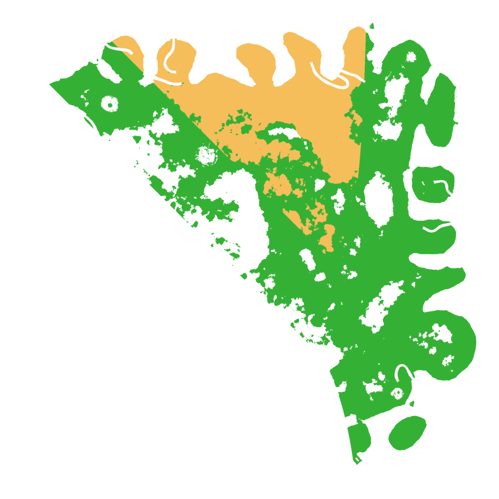 Biome Rust Map: Procedural Map, Size: 4500, Seed: 3998793