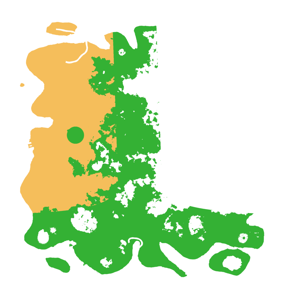Biome Rust Map: Procedural Map, Size: 4500, Seed: 503299