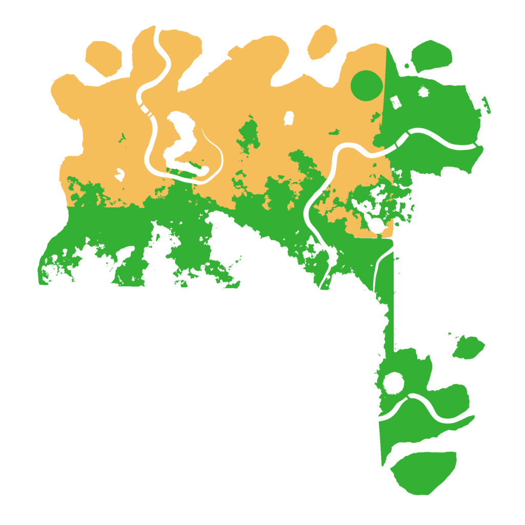 Biome Rust Map: Procedural Map, Size: 4500, Seed: 4197703