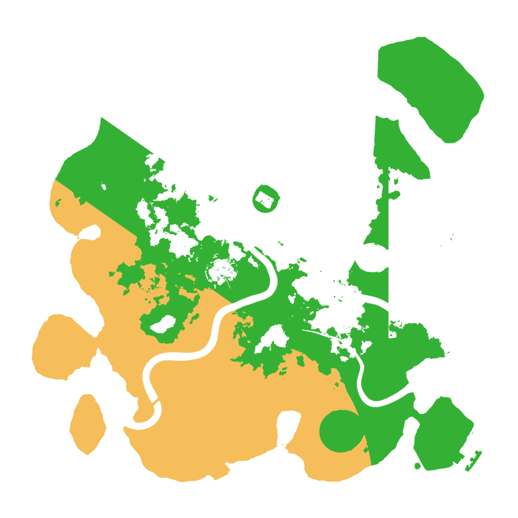 Biome Rust Map: Procedural Map, Size: 3250, Seed: 1789006