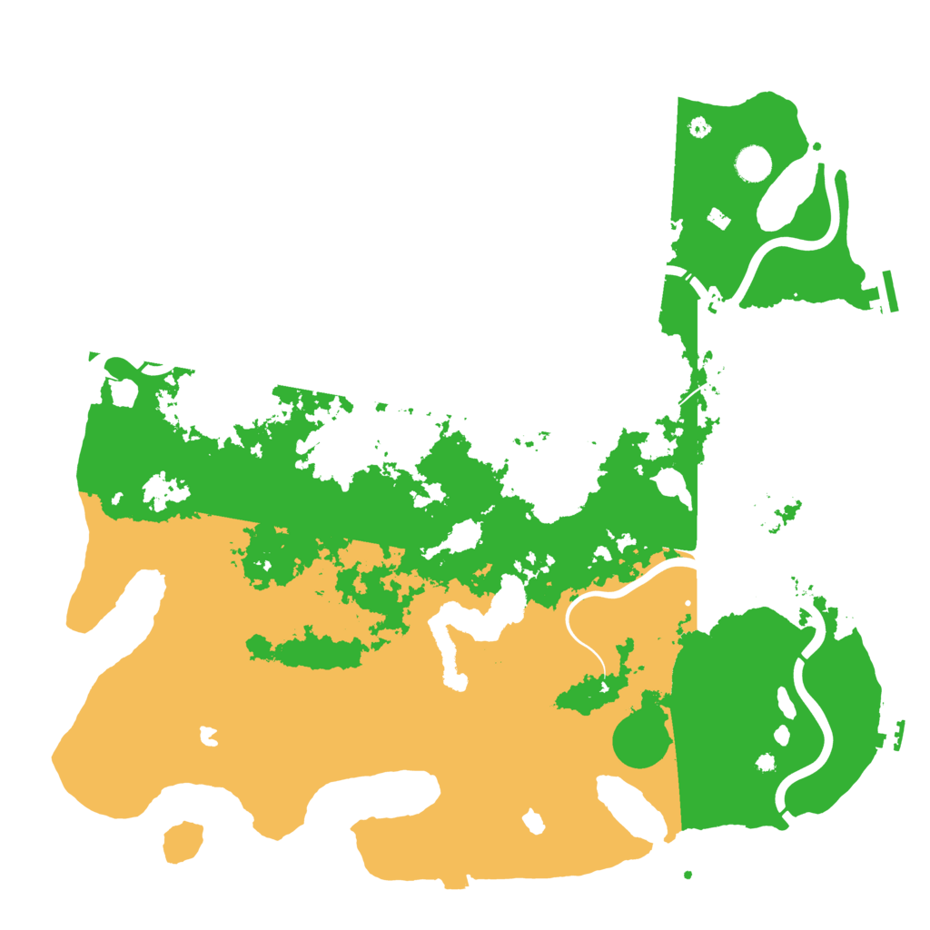 Biome Rust Map: Procedural Map, Size: 4500, Seed: 3566280