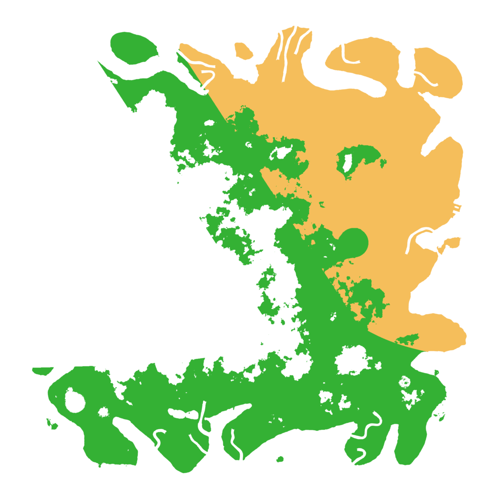 Biome Rust Map: Procedural Map, Size: 4500, Seed: 1342372
