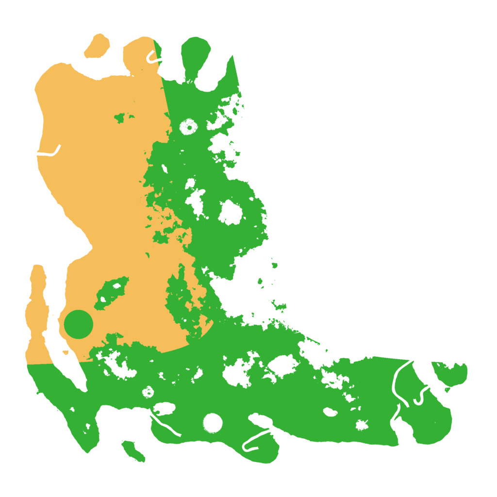 Biome Rust Map: Procedural Map, Size: 4500, Seed: 1283988
