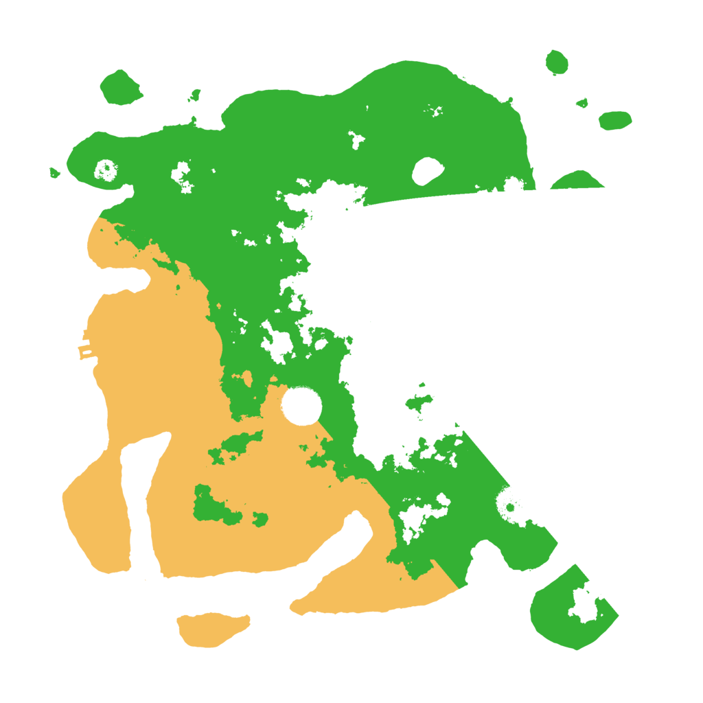 Biome Rust Map: Procedural Map, Size: 3250, Seed: 4035417