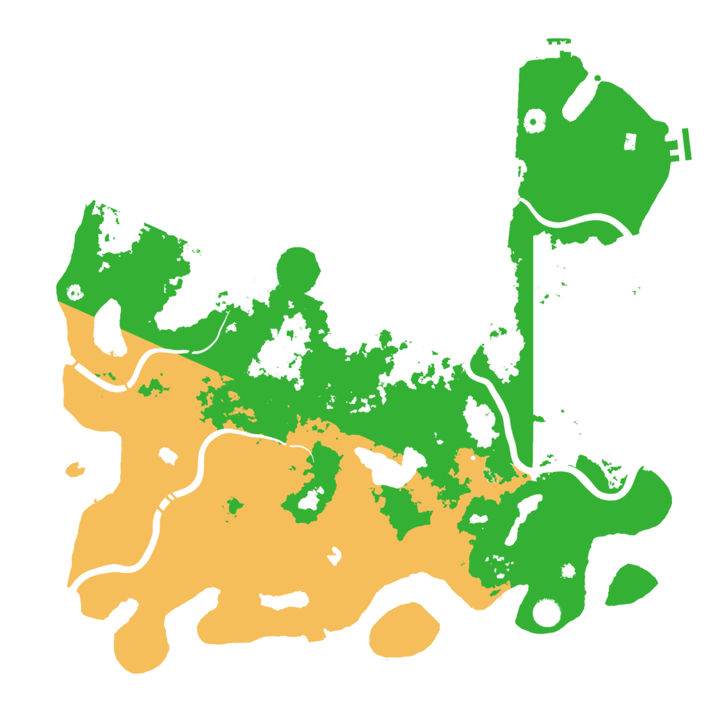 Biome Rust Map: Procedural Map, Size: 4500, Seed: 3372038