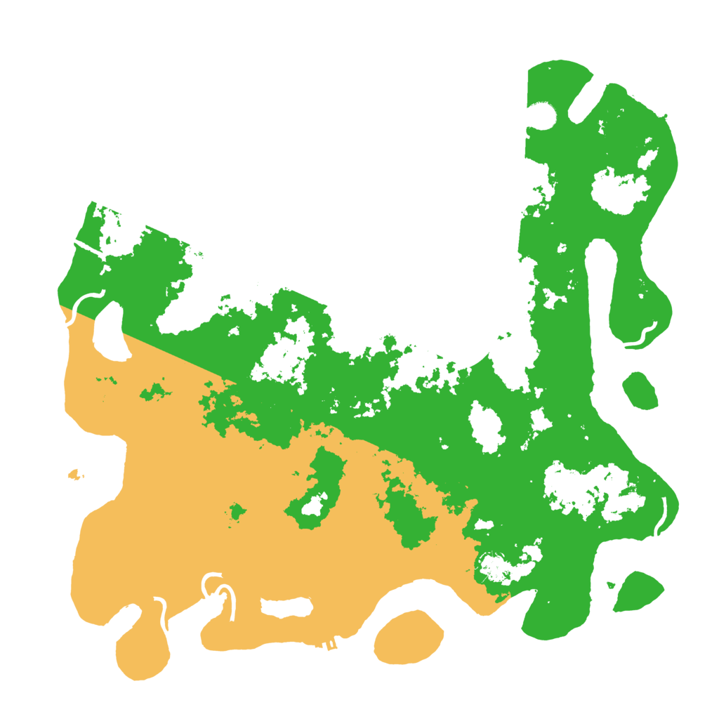Biome Rust Map: Procedural Map, Size: 4500, Seed: 3372038