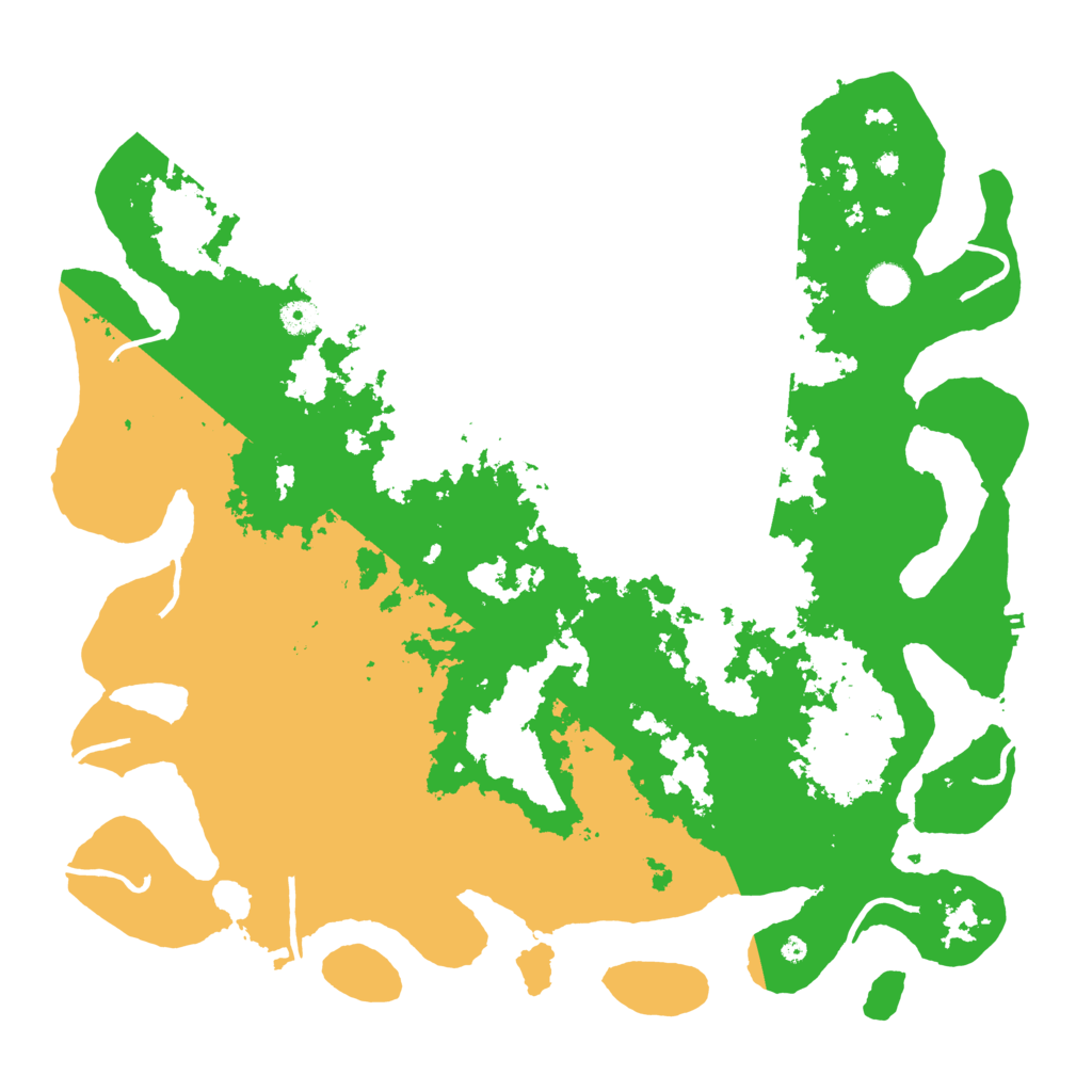 Biome Rust Map: Procedural Map, Size: 4500, Seed: 4034298