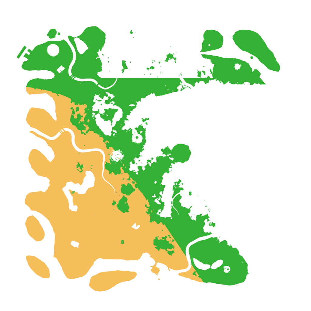 Biome Rust Map: Procedural Map, Size: 4500, Seed: 6380674