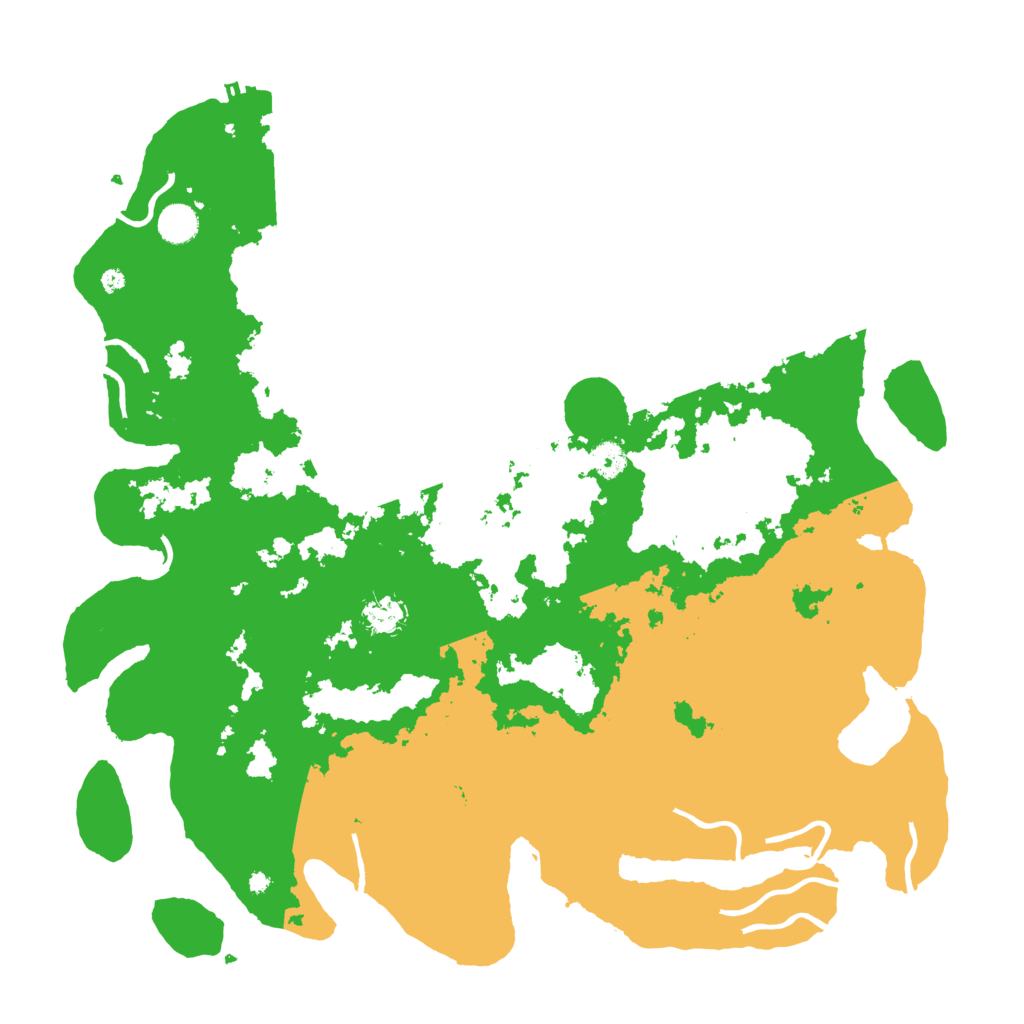 Biome Rust Map: Procedural Map, Size: 4500, Seed: 3609175