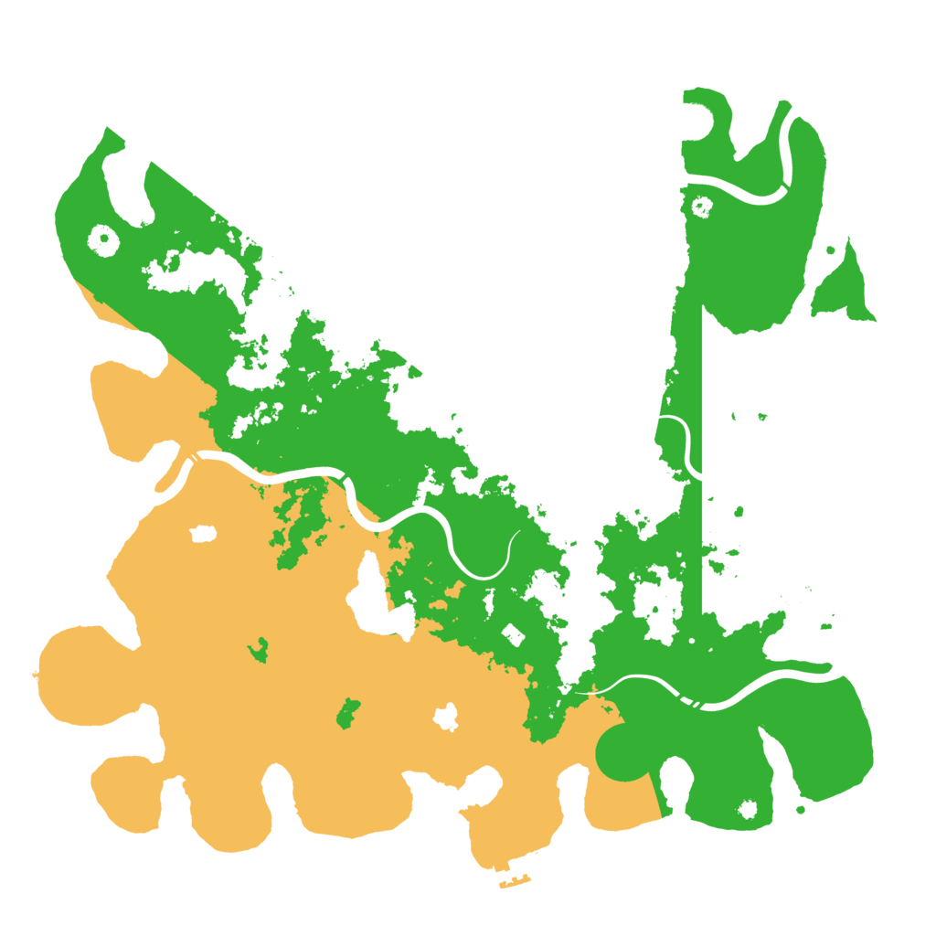 Biome Rust Map: Procedural Map, Size: 4500, Seed: 2093802