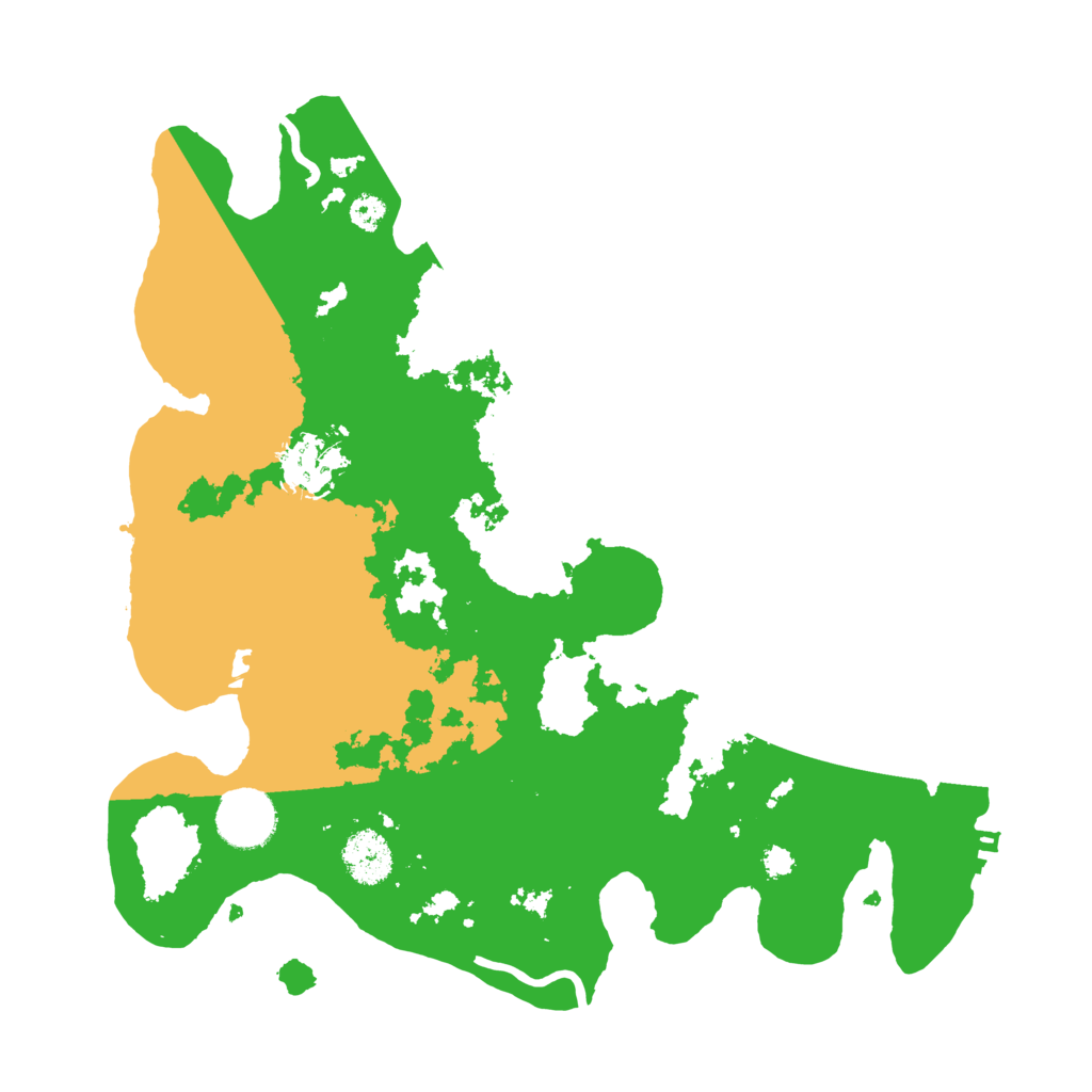 Biome Rust Map: Procedural Map, Size: 3250, Seed: 3596197