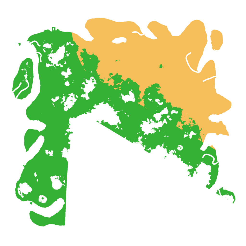 Biome Rust Map: Procedural Map, Size: 4500, Seed: 399656