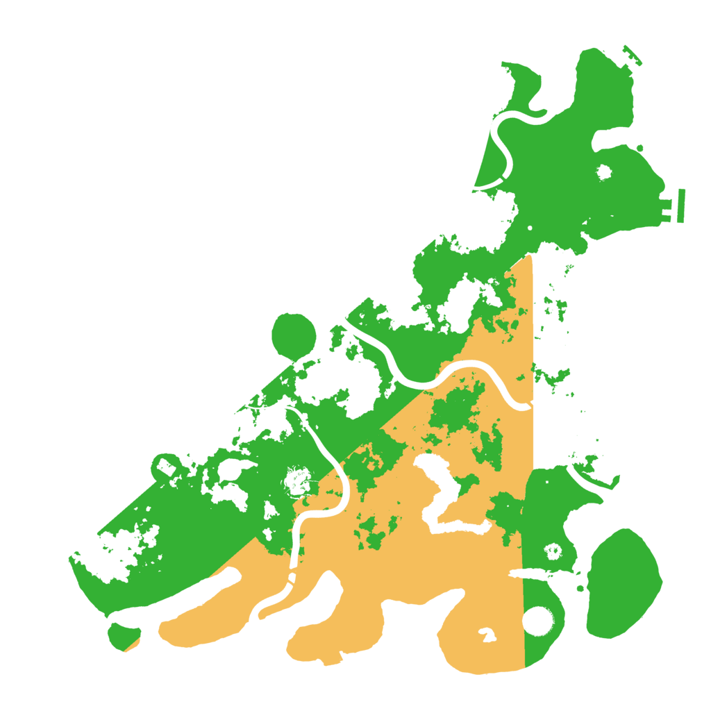 Biome Rust Map: Procedural Map, Size: 4250, Seed: 5290857