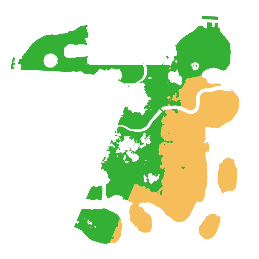 Biome Rust Map: Procedural Map, Size: 3250, Seed: 5618111
