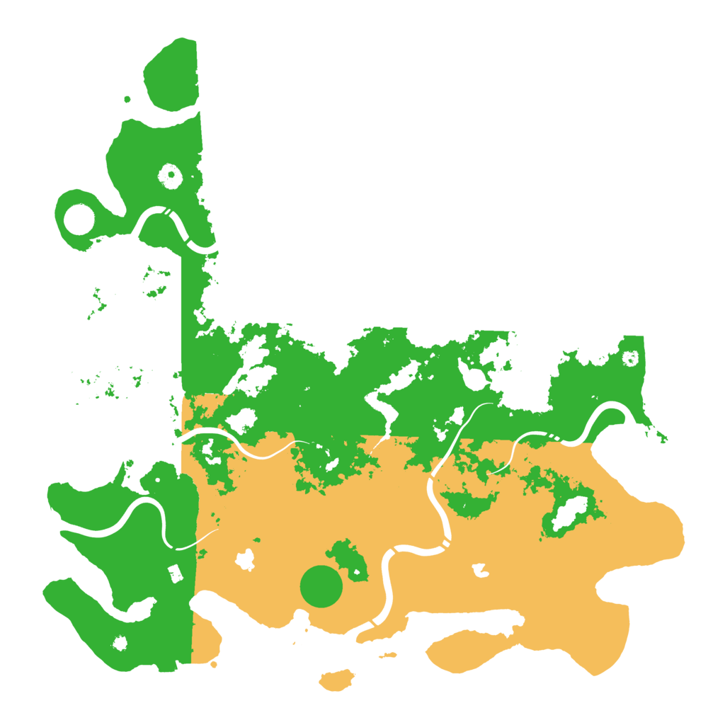 Biome Rust Map: Procedural Map, Size: 4500, Seed: 5499366