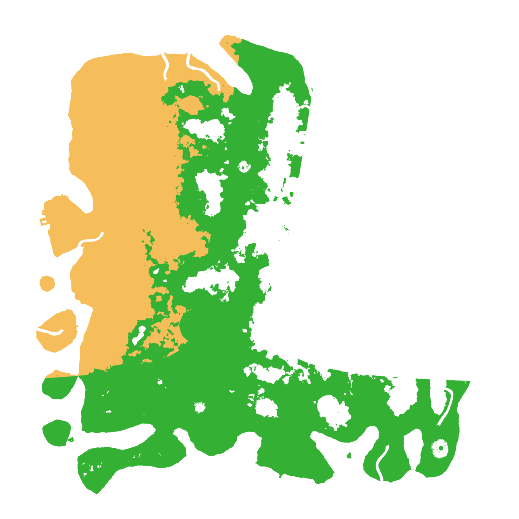 Biome Rust Map: Procedural Map, Size: 4500, Seed: 239580
