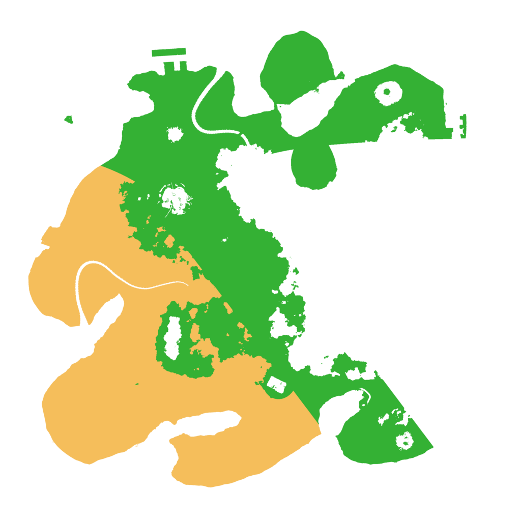 Biome Rust Map: Procedural Map, Size: 3100, Seed: 4273