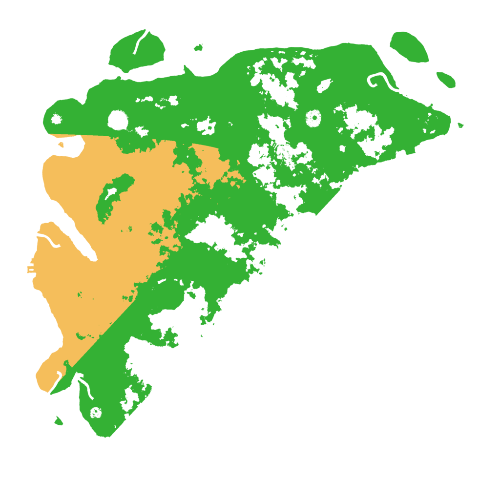 Biome Rust Map: Procedural Map, Size: 4500, Seed: 5241624
