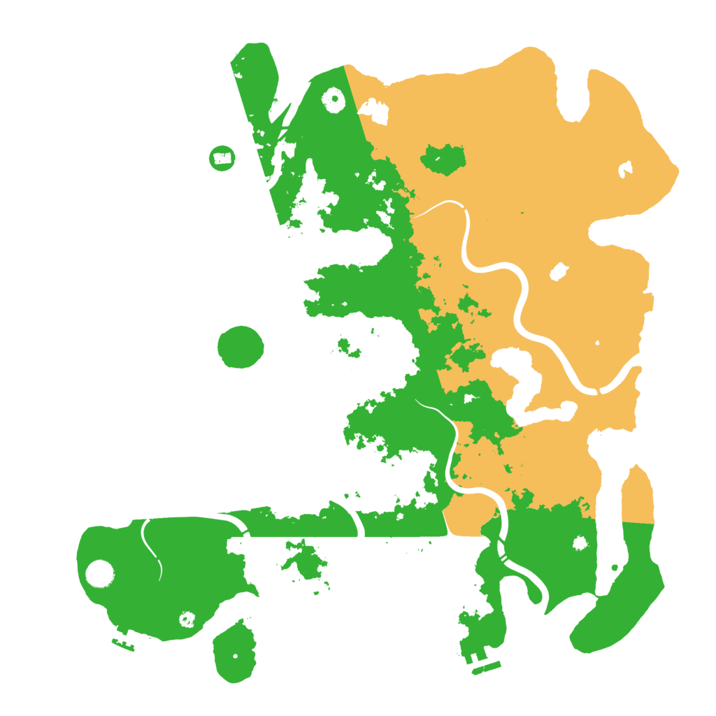 Biome Rust Map: Procedural Map, Size: 4500, Seed: 4492192