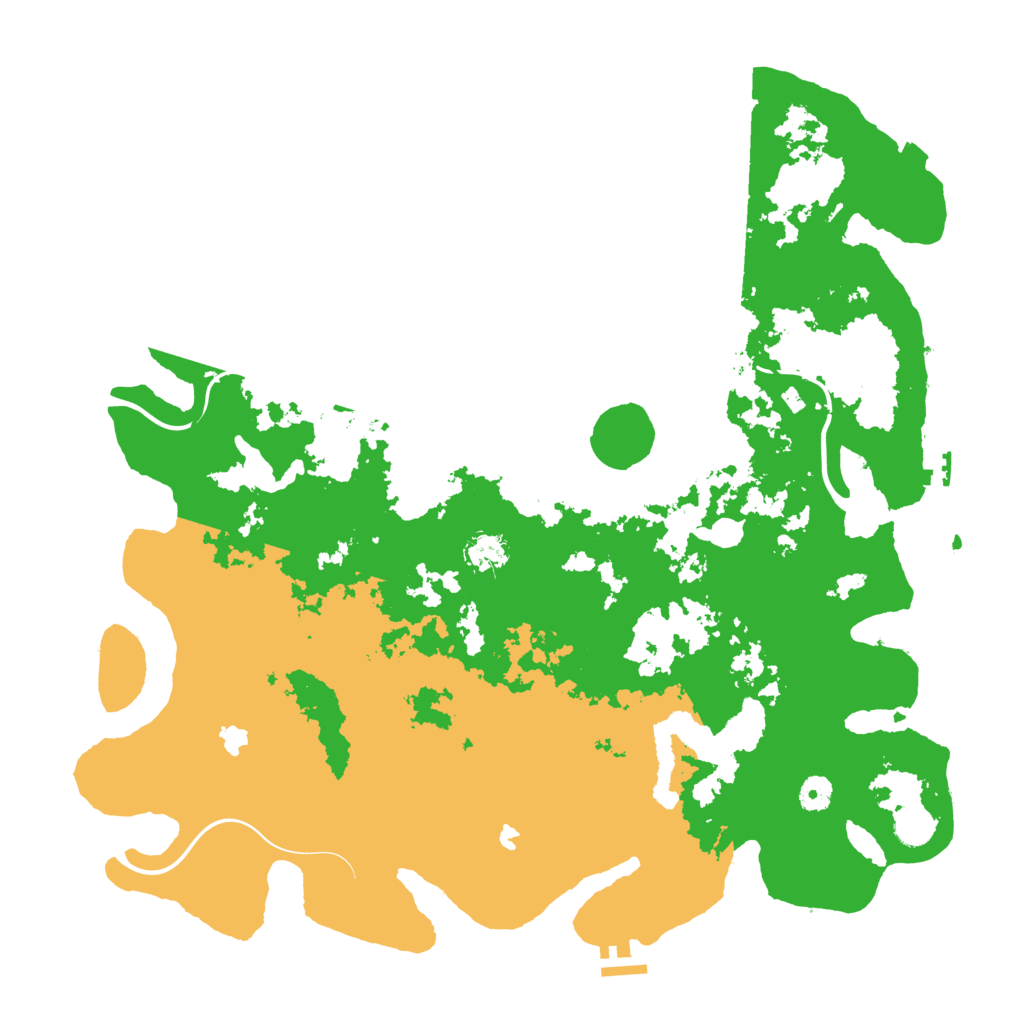 Biome Rust Map: Procedural Map, Size: 4500, Seed: 90288