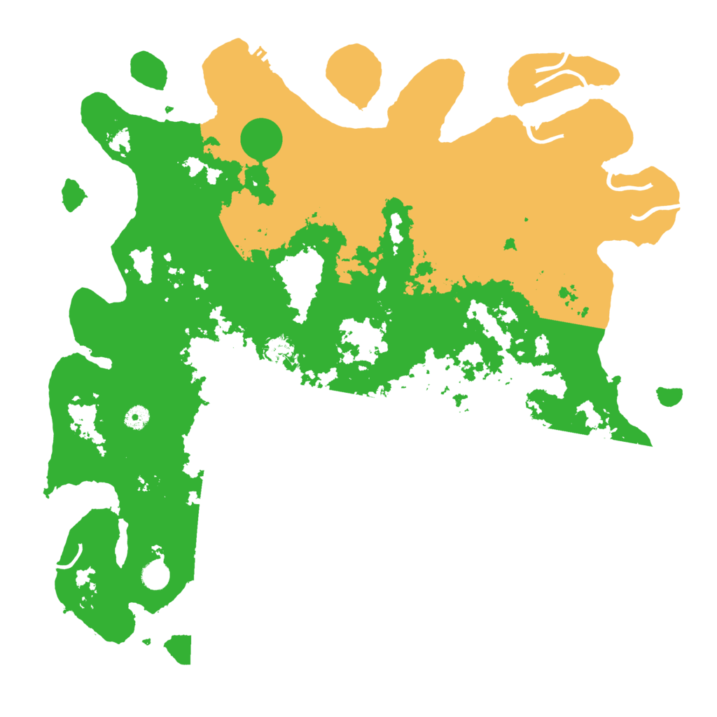 Biome Rust Map: Procedural Map, Size: 4500, Seed: 4948817