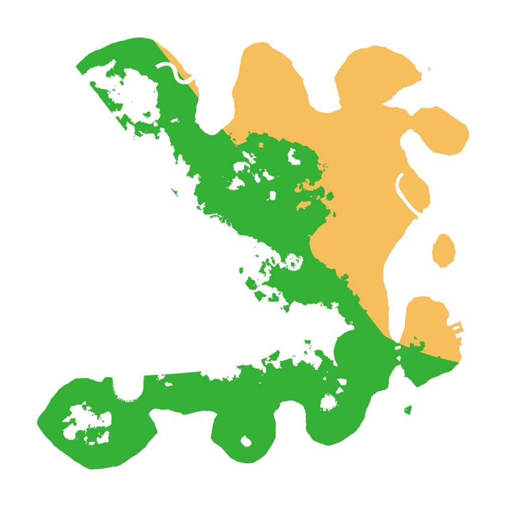 Biome Rust Map: Procedural Map, Size: 3000, Seed: 86697025