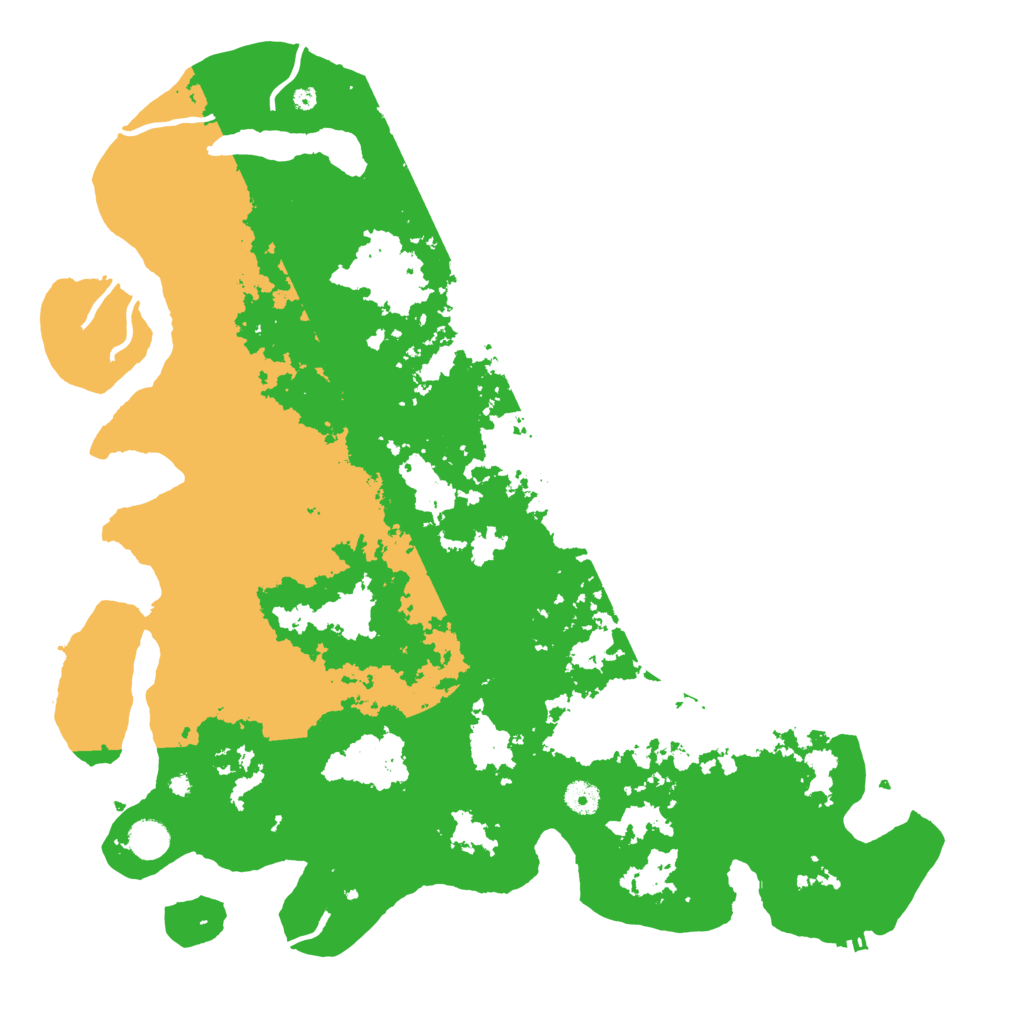 Biome Rust Map: Procedural Map, Size: 4500, Seed: 345043