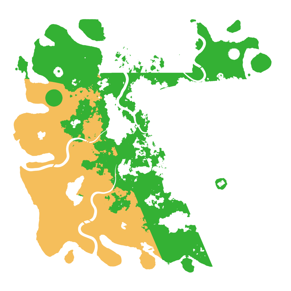 Biome Rust Map: Procedural Map, Size: 4500, Seed: 1991663