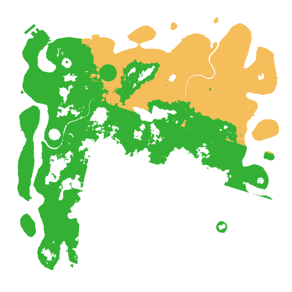 Biome Rust Map: Procedural Map, Size: 4500, Seed: 2518688