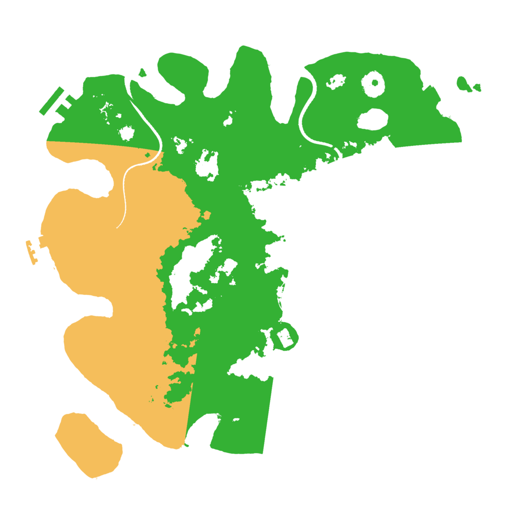 Biome Rust Map: Procedural Map, Size: 3250, Seed: 513703