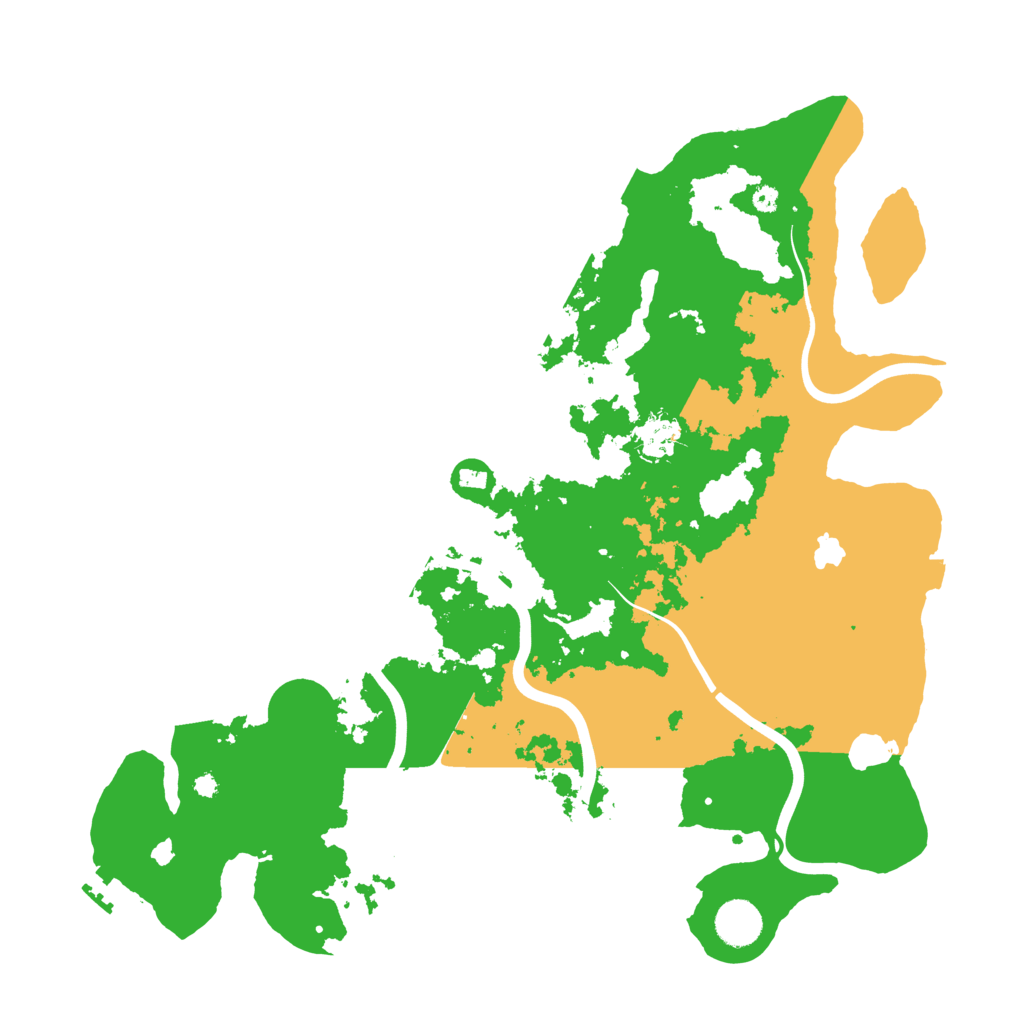 Biome Rust Map: Procedural Map, Size: 4000, Seed: 3588