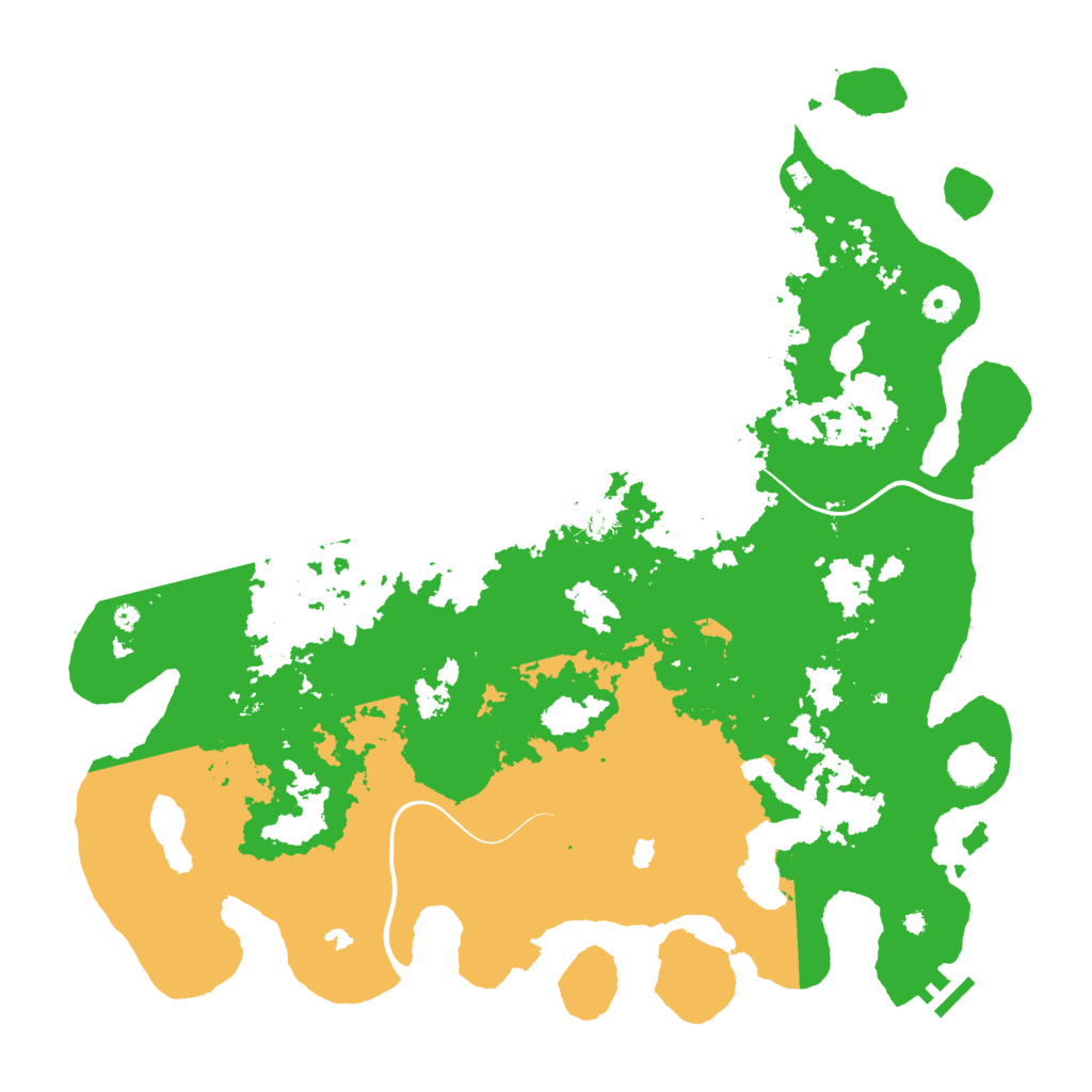 Biome Rust Map: Procedural Map, Size: 4500, Seed: 2855972