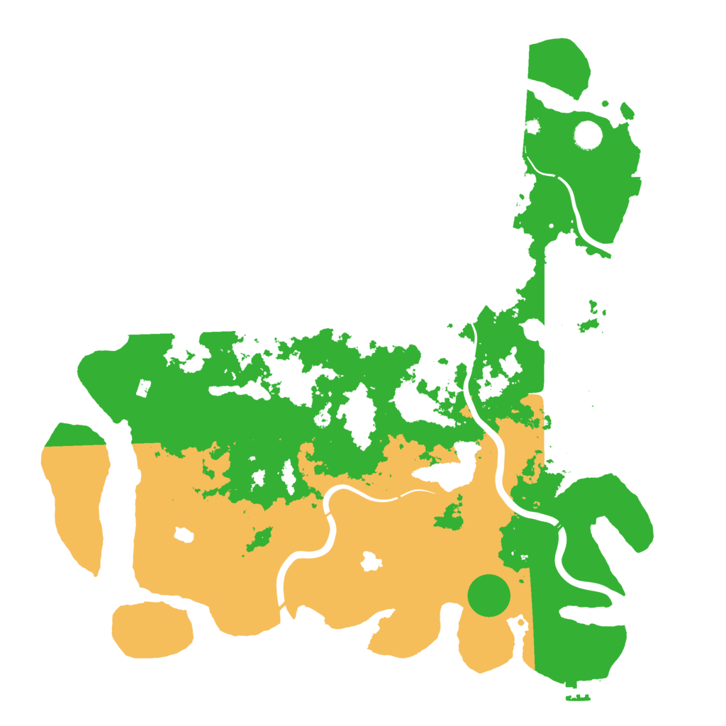 Biome Rust Map: Procedural Map, Size: 4500, Seed: 2700333