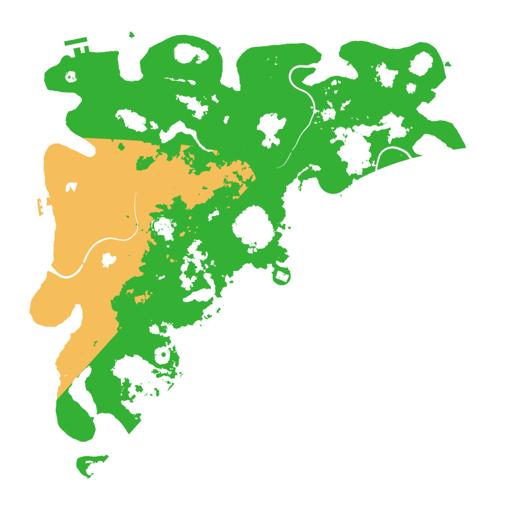 Biome Rust Map: Procedural Map, Size: 4500, Seed: 5300977
