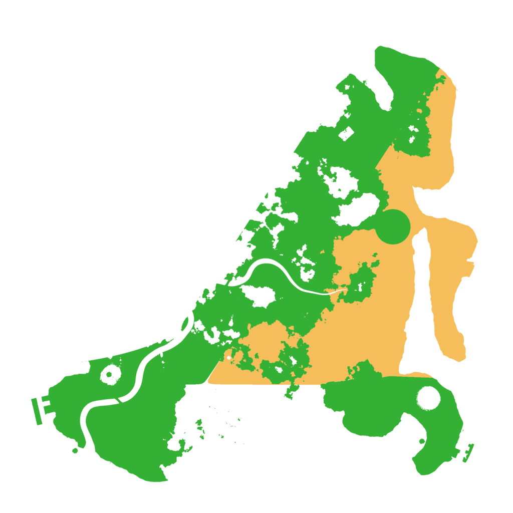 Biome Rust Map: Procedural Map, Size: 3850, Seed: 916878358
