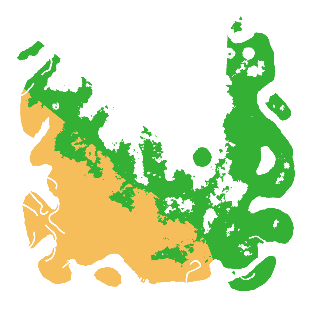 Biome Rust Map: Procedural Map, Size: 4500, Seed: 2439715
