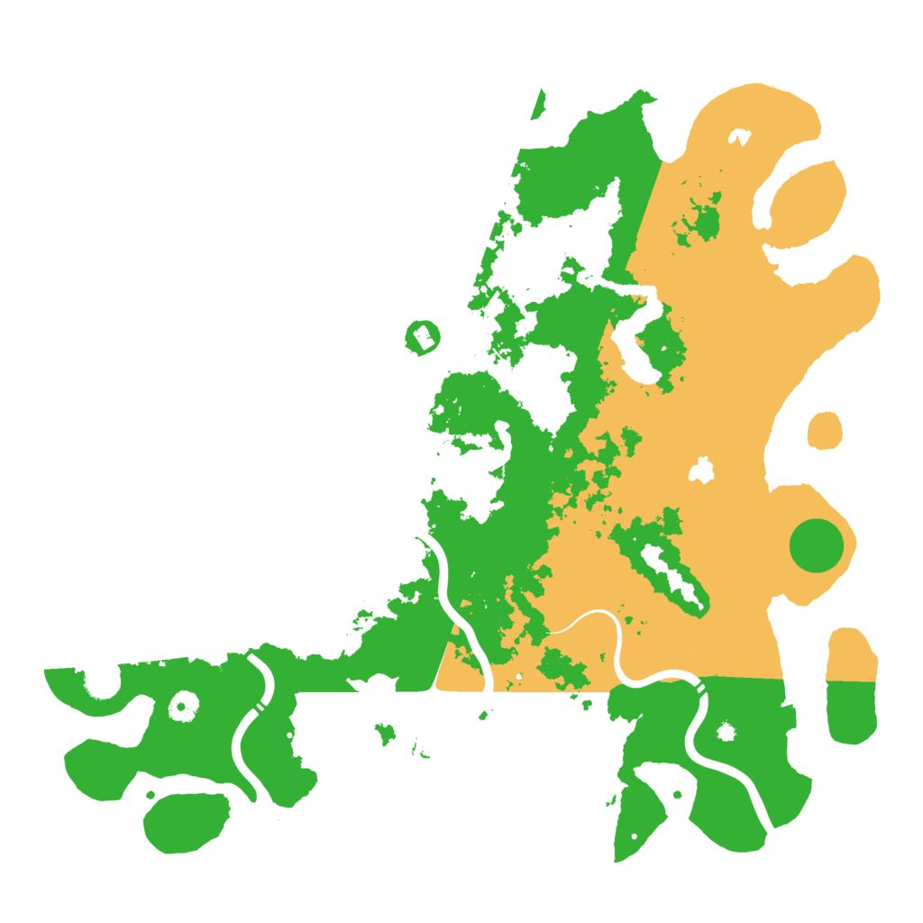 Biome Rust Map: Procedural Map, Size: 4500, Seed: 2805159