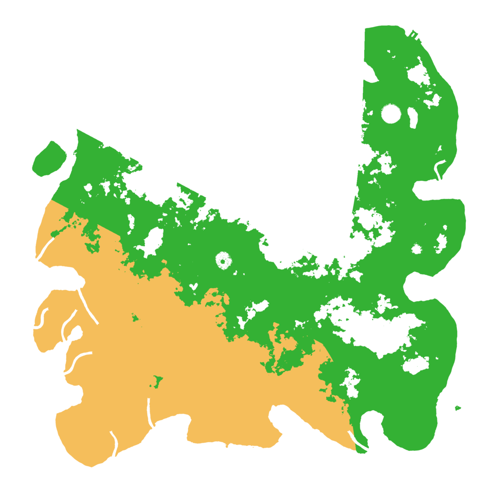 Biome Rust Map: Procedural Map, Size: 4500, Seed: 3118685