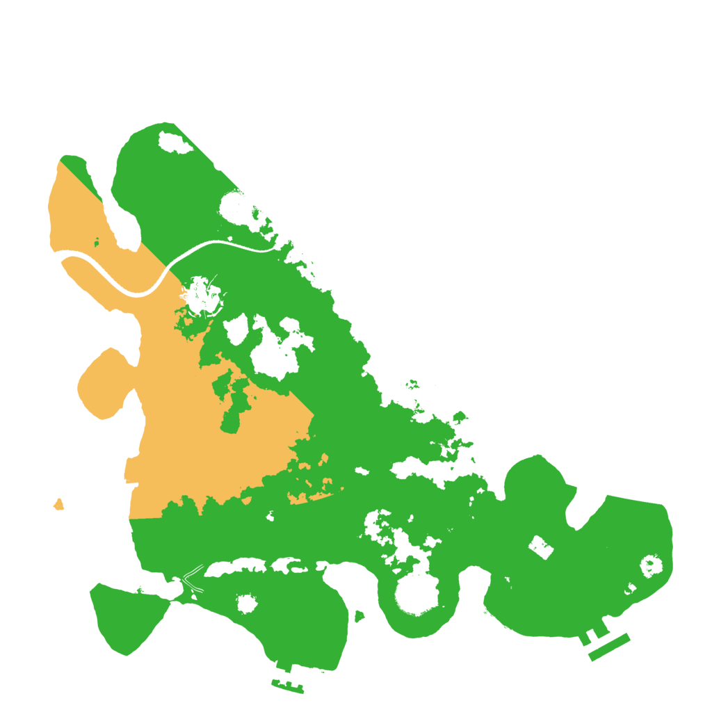 Biome Rust Map: Procedural Map, Size: 3250, Seed: 6309870