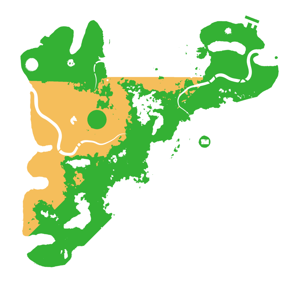 Biome Rust Map: Procedural Map, Size: 4250, Seed: 519553