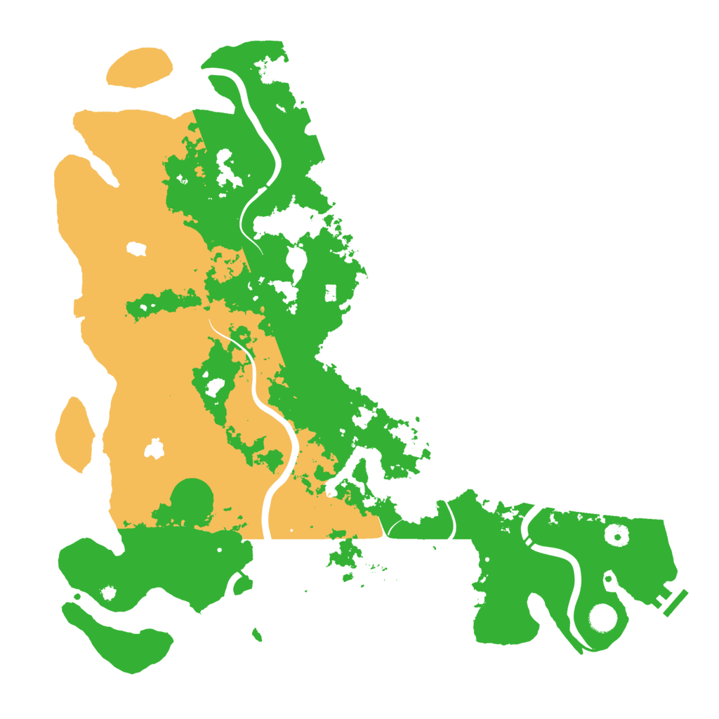 Biome Rust Map: Procedural Map, Size: 4500, Seed: 5085945