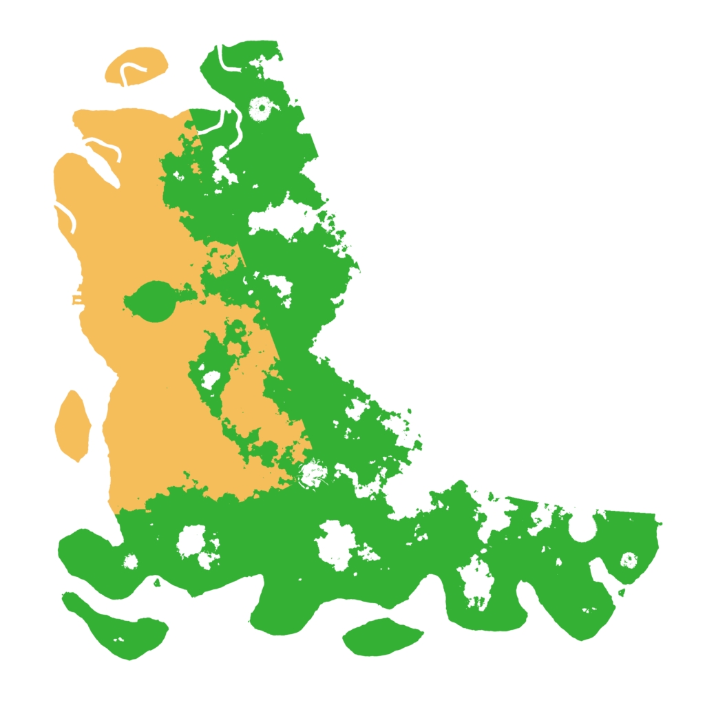 Biome Rust Map: Procedural Map, Size: 4500, Seed: 5085945