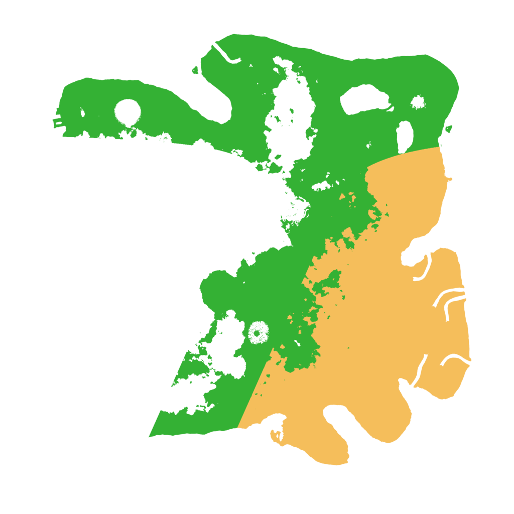 Biome Rust Map: Procedural Map, Size: 3500, Seed: 1298974
